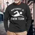 Montgomery Alabama Swim Team Riverfront Boat Brawl Long Sleeve Gifts for Old Men