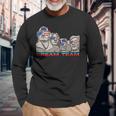 Mount Rushmore 4Th Of July Patriotic Presidents Team 1 Long Sleeve T-Shirt Gifts for Old Men