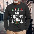An Name Christmas Crew An Long Sleeve T-Shirt Gifts for Old Men