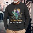 Nonbinary Pride Frog Nonbinary Nonbinary Pride Frog Nonbinary Long Sleeve T-Shirt Gifts for Old Men