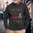 Oh What Fun It Is To Ride Bike Ugly Christmas Sweater Long Sleeve T-Shirt Gifts for Old Men