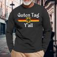 Oktoberfest Prost Guten Tag Y'all Long Sleeve T-Shirt Gifts for Old Men
