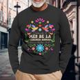 Hispanic Heritage Month Mes De La Herencia Hispana Latino Long Sleeve T-Shirt Gifts for Old Men