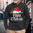 Papa Claus Christmas Pajama Family Matching Xmas Long Sleeve T-Shirt Gifts for Old Men