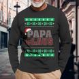 Papa Claus -Matching Ugly Christmas Sweater Long Sleeve T-Shirt Gifts for Old Men