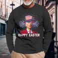 Patriotic 4Th Of July Joe Biden President Usa Flag Long Sleeve T-Shirt T-Shirt Gifts for Old Men