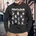 Penguin Penguins Animals Of The World Penguin Lovers Long Sleeve T-Shirt Gifts for Old Men