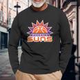 Phoenix Basketball Suns Basketball Ball Shine Basketball Long Sleeve T-Shirt T-Shirt Gifts for Old Men
