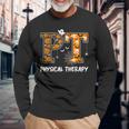 Physical Therapy Therapist Scary Halloween Costume Long Sleeve T-Shirt Gifts for Old Men