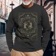 Pisces Horoscope And Zodiac Symbol Long Sleeve T-Shirt Gifts for Old Men