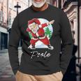 Poole Name Santa Poole Long Sleeve T-Shirt Gifts for Old Men