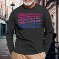 Porque No Los Dos Why Not Both Spanish Mexico Bisexual Pride Long Sleeve T-Shirt T-Shirt Gifts for Old Men