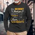 Portuguese Water Dog Dear Mommy Thank You For Being My Mommy Long Sleeve T-Shirt Gifts for Old Men