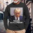 President Legend Trump 2024 Hot Never Surrender Long Sleeve Gifts for Old Men