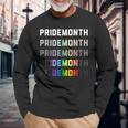 Pride Month Demon Lgbt Gay Pride Month Transgender Lesbian Long Sleeve T-Shirt T-Shirt Gifts for Old Men