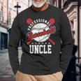 Professional Baseball Uncle Team Sport Long Sleeve T-Shirt T-Shirt Gifts for Old Men