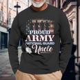 Proud Army National Guard Uncle Veteran Long Sleeve T-Shirt T-Shirt Gifts for Old Men
