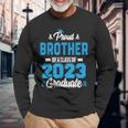 Proud Brother Of A Class Of 2023 Graduate Graduation Men Long Sleeve T-Shirt Gifts for Old Men