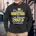 Proud Godfather Of 5Th Grade Graduate 2023 Graduation Long Sleeve T-Shirt T-Shirt Gifts for Old Men