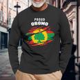 Proud Oromo Oromia Flag Ethiopian Afaan Oromoo Ethiopia Boys Long Sleeve T-Shirt Gifts for Old Men