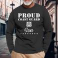 Proud Us Coast Guard Son Us Military Military Long Sleeve T-Shirt T-Shirt Gifts for Old Men