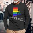 Providence Rhode Island 2018 Lgbt Pride Gay Pride Long Sleeve T-Shirt T-Shirt Gifts for Old Men