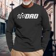 Racing Birthday Party Matching Family Race Car Pit Crew Dad Long Sleeve Gifts for Old Men