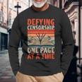 Read Banned Books Defying Censorship Banned Books Long Sleeve T-Shirt Gifts for Old Men