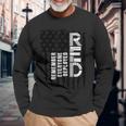 Red Friday Remember Everyone Deployed American Flag Army Long Sleeve Gifts for Old Men