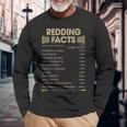 Redding Name Redding Facts V2 Long Sleeve T-Shirt Gifts for Old Men