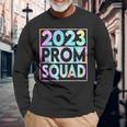 Retro 2023 Prom Squad 2022 Graduate Prom Class Of 2023 Long Sleeve T-Shirt T-Shirt Gifts for Old Men