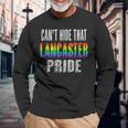 Retro 70S 80S Style Cant Hide That Lancaster Gay Pride Long Sleeve T-Shirt Gifts for Old Men