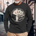 Retro Teddy Roosevelt Campaign Button Art-Rough Rider Long Sleeve T-Shirt Gifts for Old Men
