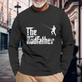 The Rodfather For The Avid Angler And Fisherman Long Sleeve T-Shirt Gifts for Old Men