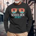 School Aide Off Duty Happy Last Day Of School Summer 2021 Long Sleeve T-Shirt T-Shirt Gifts for Old Men