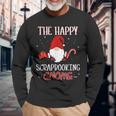 Scrapbooking Christmas Gnome Costume Matching Family Long Sleeve T-Shirt Gifts for Old Men