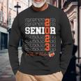 Senior Football Uncle Class Of 2023 Senior 2023 Long Sleeve T-Shirt T-Shirt Gifts for Old Men