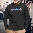 Shark Lover Shark Heartbeat Shark Long Sleeve Gifts for Old Men