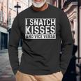I Like To Snatch Kisses And Vice Versa Couple Long Sleeve T-Shirt Gifts for Old Men