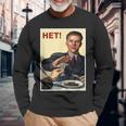 Soviet Union Vintage Soviet Poster No To Alcohol Ussr Cccp Long Sleeve T-Shirt Gifts for Old Men