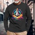 Space Shuttle Science Astronomy Long Sleeve Gifts for Old Men