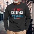 Im His Sparkler His And Her 4Th Of July Matching Couples Long Sleeve T-Shirt T-Shirt Gifts for Old Men