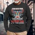 Stand With Pride And Honor Patriot Day 911 Long Sleeve T-Shirt T-Shirt Gifts for Old Men