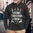Stone Name Christmas Crew Stone Long Sleeve T-Shirt Gifts for Old Men