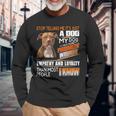 Stop Telling Me Its Just A Dog My Dog Has More Personality Long Sleeve T-Shirt Gifts for Old Men