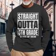 Straight Outta 5Th Grade Graduation 2030 Fifth Grade Long Sleeve T-Shirt T-Shirt Gifts for Old Men