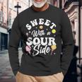 Sweets Candy Patch Sweet With A Sour Side Long Sleeve T-Shirt Gifts for Old Men