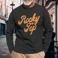 Tn Rocky Top Retro Tennessee Saturday Outfit Long Sleeve Gifts for Old Men