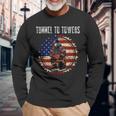Tunnel To Towers America Flag Inserts Long Sleeve T-Shirt Gifts for Old Men