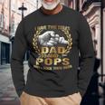 I Have Two Titles Dad And Pops Fathers Day Long Sleeve T-Shirt Gifts for Old Men